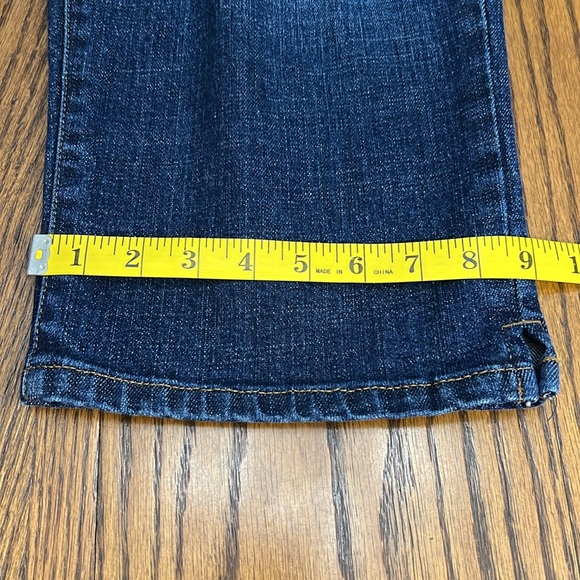 Lauren Jeans Co. Ralph Lauren Classic MidCalf Blue Denim Cropped - Picture 9 of 11